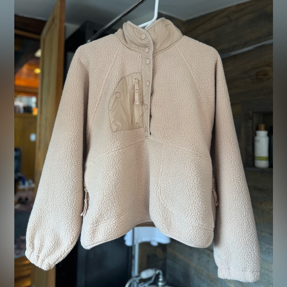 Free People Hit The Slopes Fleece Pullover